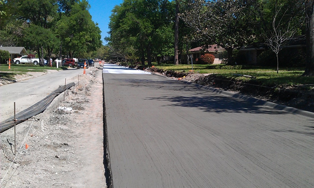 Forest Lane complete and drying